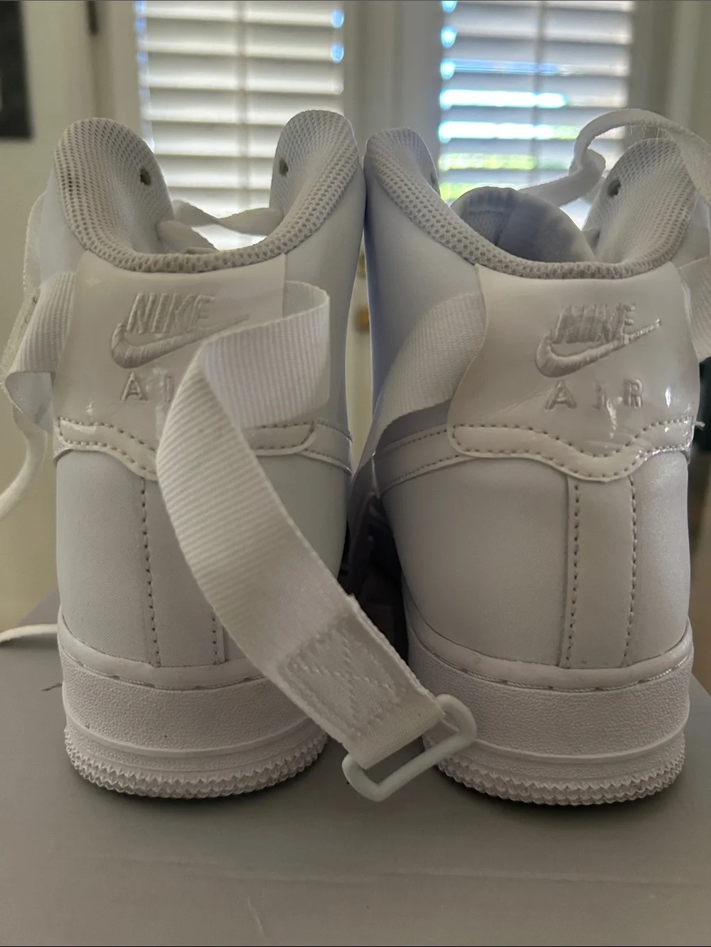 Nike White Air Force 1 High-Top Sneakers